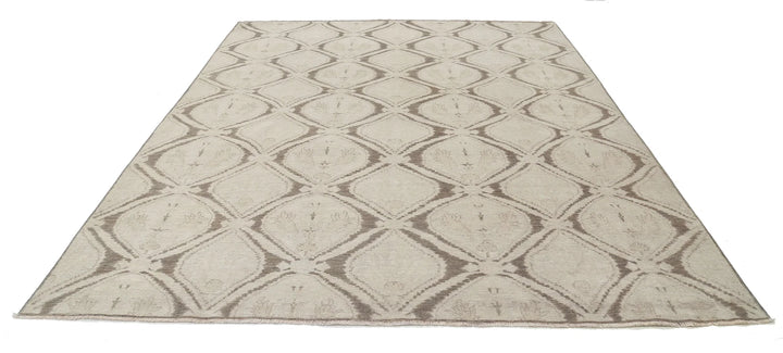 Afghan Oriental Rug 8' 7" x 10' 10" Hand-Knotted | No. AT16538