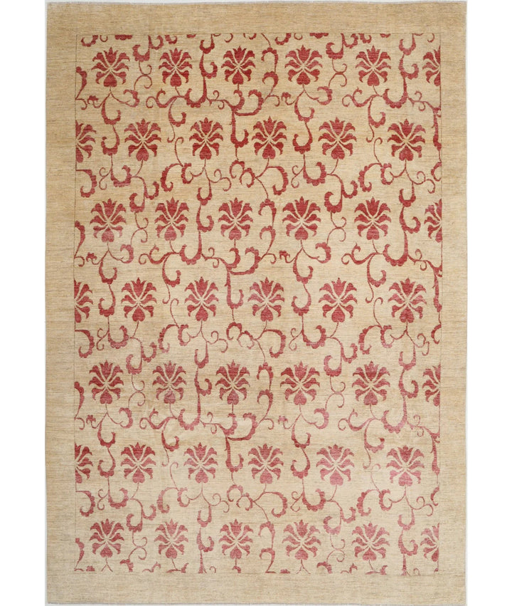 Afghan Oriental Rug 9' 10" x 14' 4" Hand-Knotted | No. AT16791