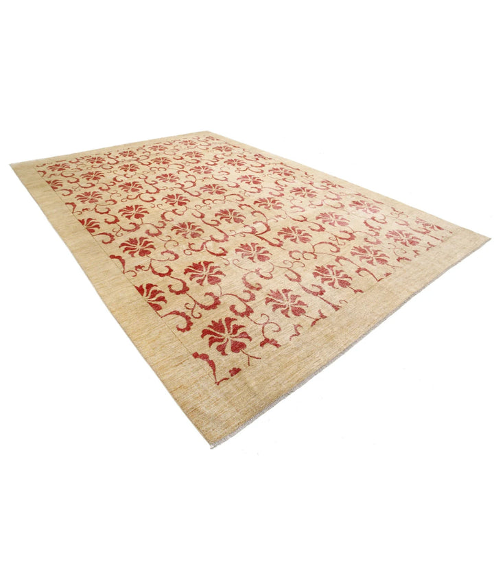 Afghan Oriental Rug 9' 10" x 14' 4" Hand-Knotted | No. AT16791