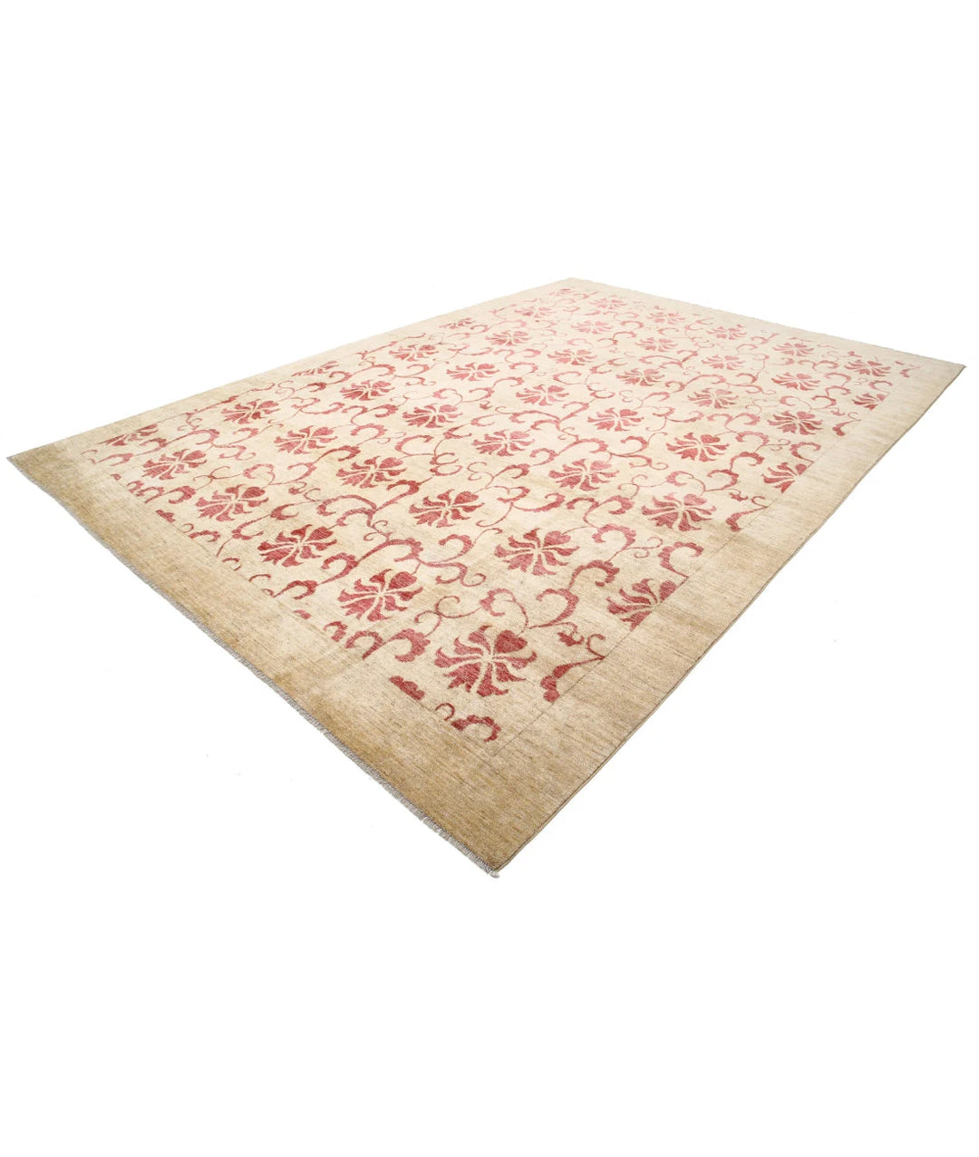 Afghan Oriental Rug 9' 10" x 14' 4" Hand-Knotted | No. AT16791