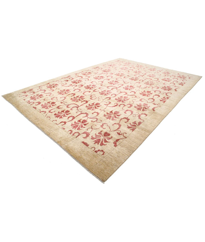 Afghan Oriental Rug 9' 10" x 14' 4" Hand-Knotted | No. AT16791