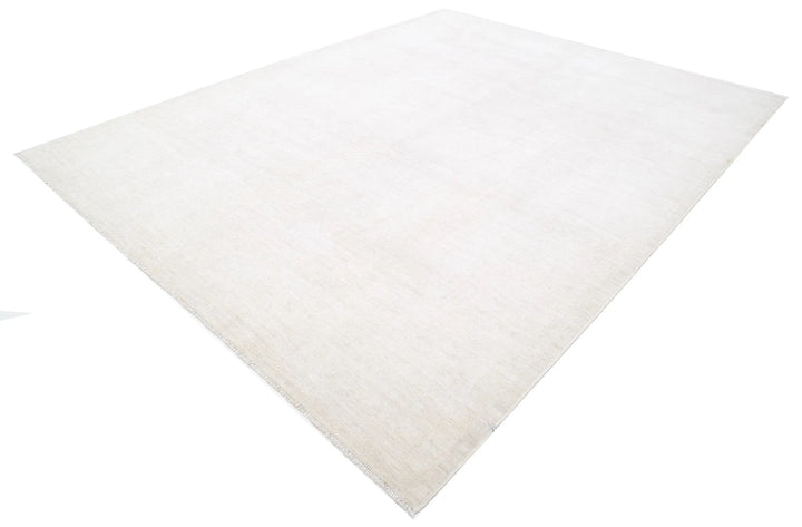 Afghan Oushak Rug 9' 2" x 11' 10" Hand-Knotted | No. AT16822