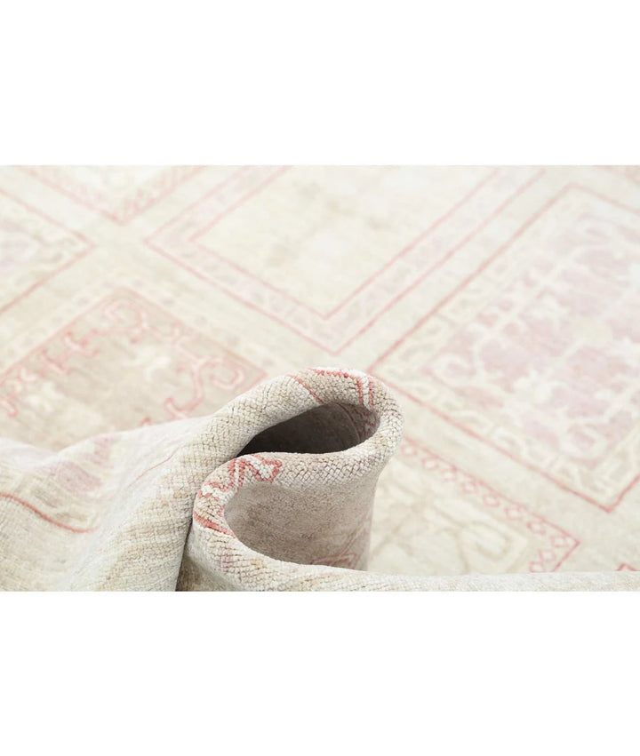 Afghan Bakhtiari Rug 6' 4" x 9' 3" Hand-Knotted | No. AT16939
