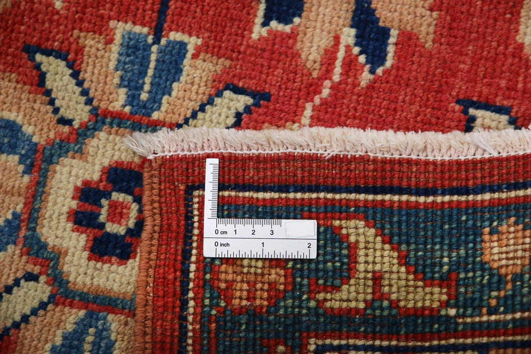 Red Afghan Oriental Rug 2'2" x 3'0" Hand-Knotted | No. AT16953
