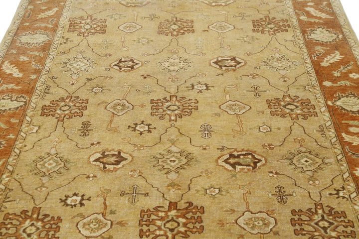 Indian Ziegler Rug 5' 5" x 7' 5" Hand-Knotted | No. AT16963