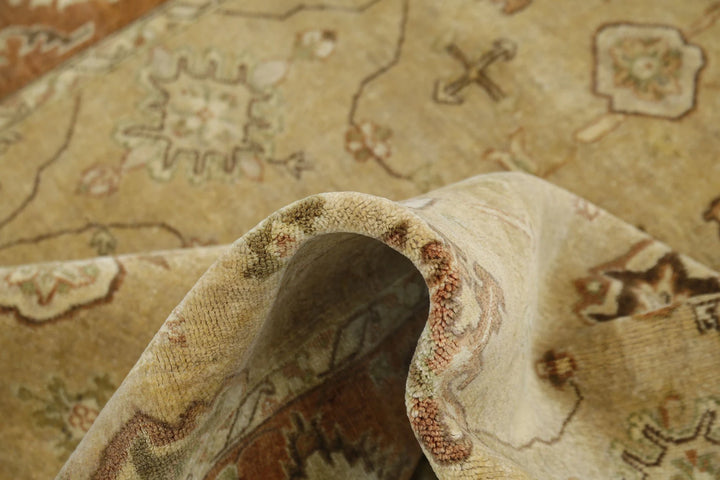Indian Ziegler Rug 5' 5" x 7' 5" Hand-Knotted | No. AT16963