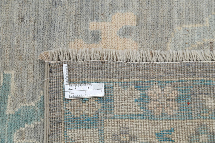 Afghan Oushak Rug 9' 9" x 13' 7" Hand-Knotted | No. AT16987
