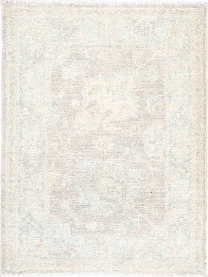 Afghan Serenity Rug 2' 3" x 2' 11" Hand-Knotted | No. AT16991