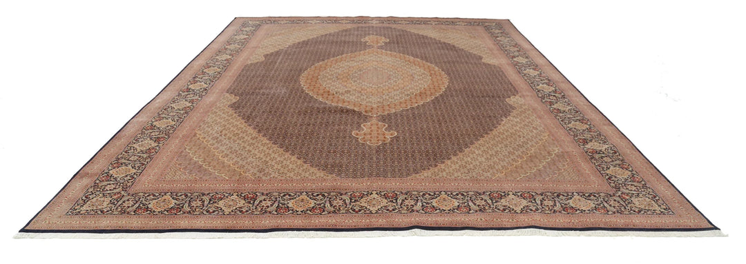 Persian Tabriz Rug 11' 5" x 15' 10" Hand-Knotted | No. AT17052