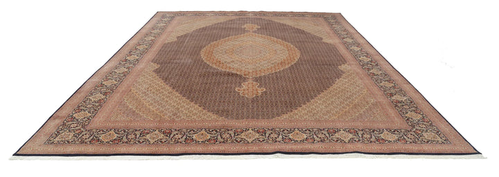 Persian Tabriz Rug 11' 5" x 15' 10" Hand-Knotted | No. AT17052