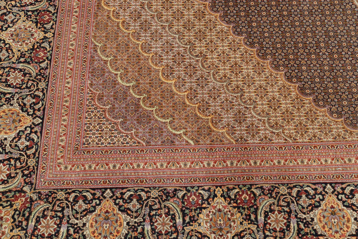 Persian Tabriz Rug 11' 5" x 15' 10" Hand-Knotted | No. AT17052