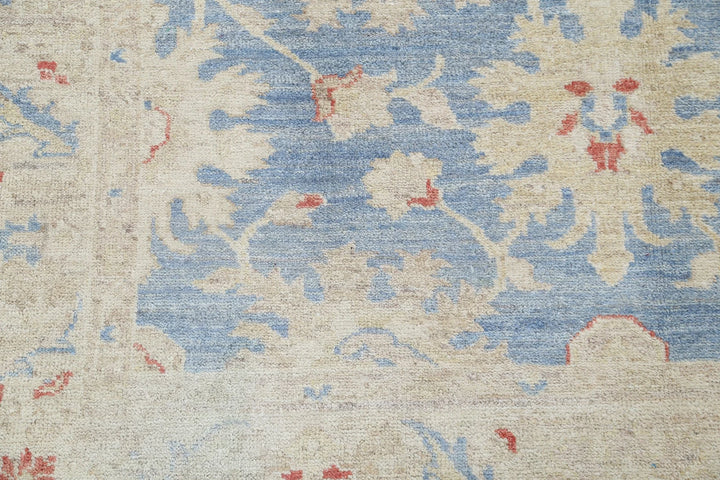 Afghan Ziegler Rug 4' 2" x 6' 4" Hand-Knotted | No. AT17157