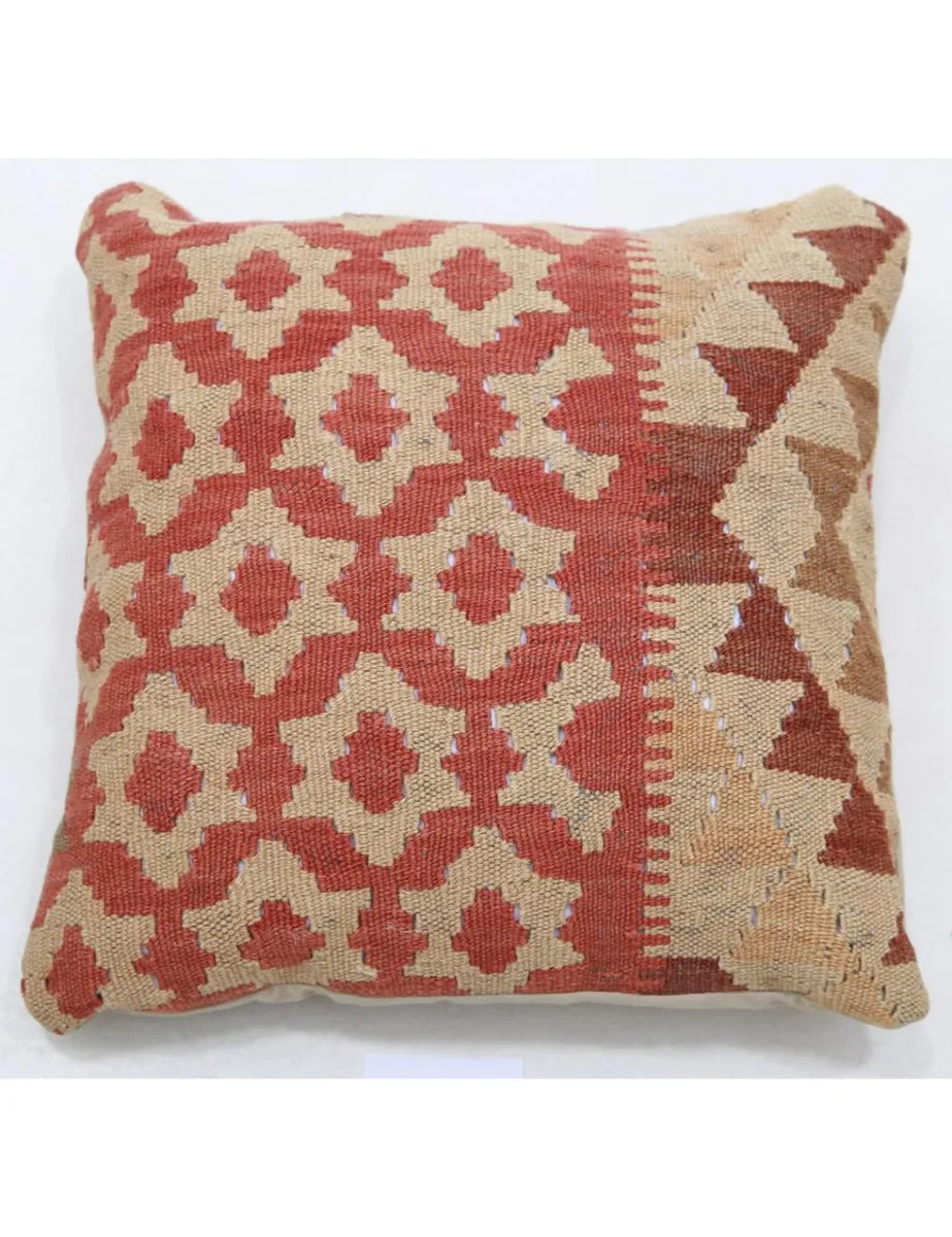 Afghan Tribal Rug 1' 5" x 1' 5" Hand-Woven | No. AT17263
