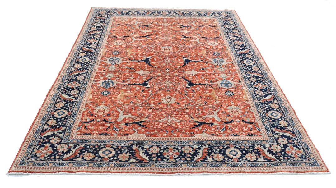 Afghan Ariana Rug 6' 0" x 9' 1" Hand-Knotted | No. AT17281