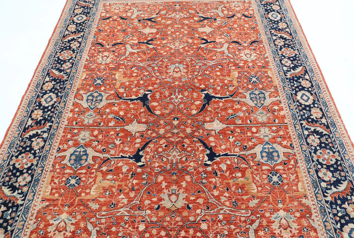 Afghan Ariana Rug 6' 0" x 9' 1" Hand-Knotted | No. AT17281