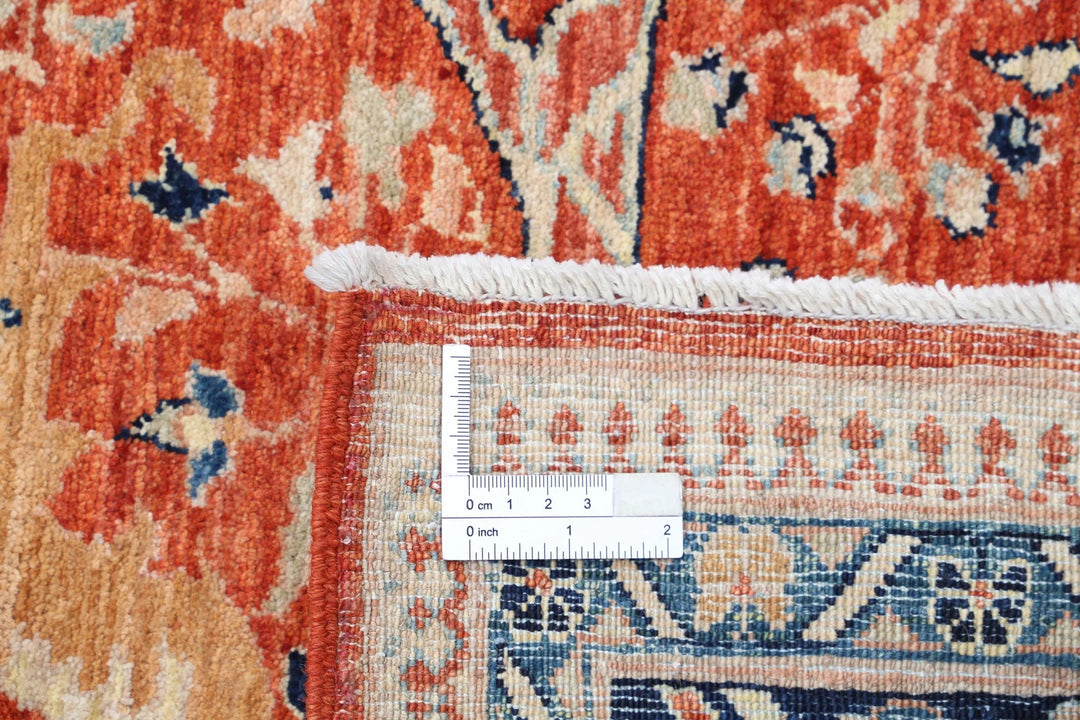 Afghan Ariana Rug 6' 0" x 9' 1" Hand-Knotted | No. AT17281