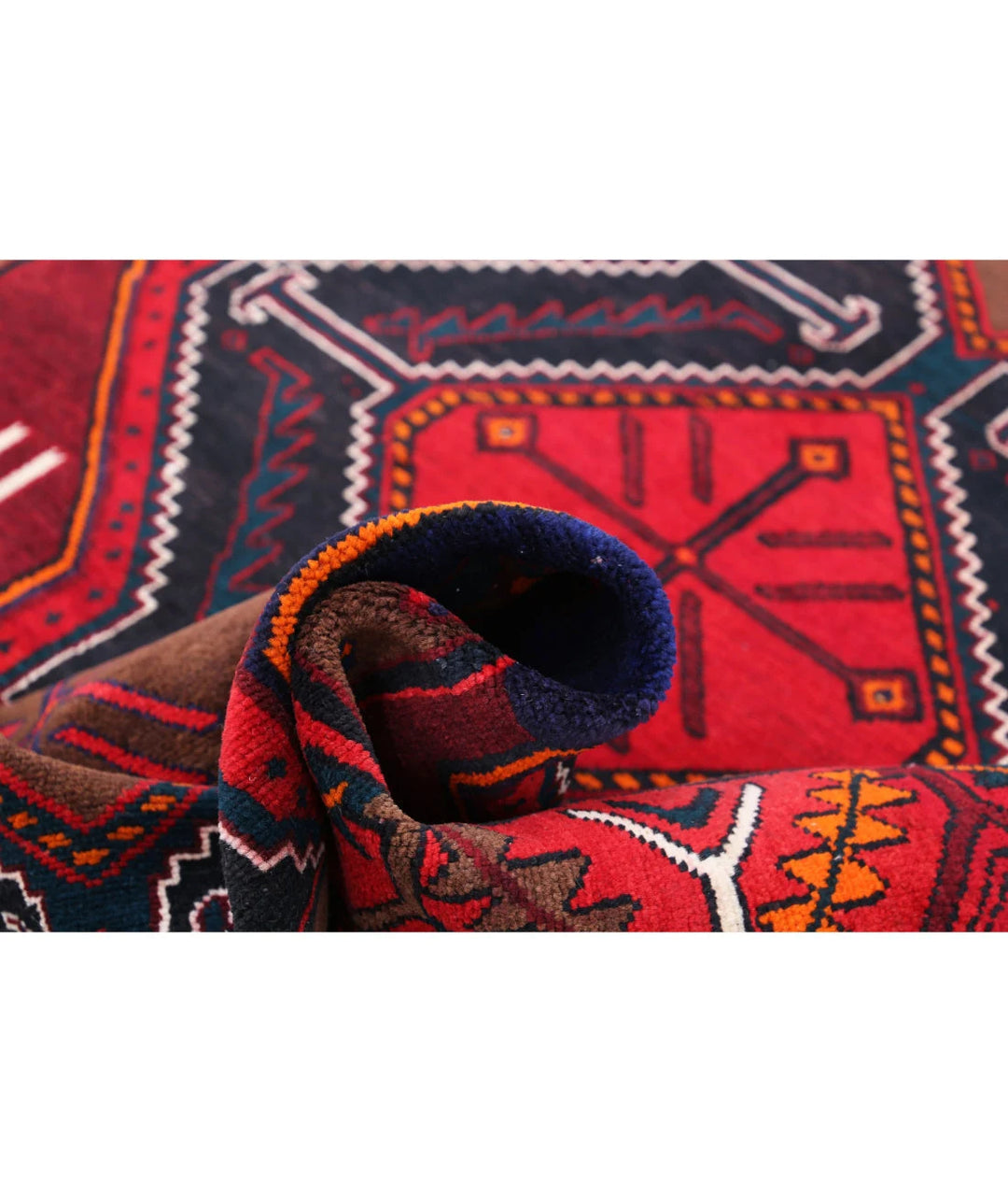 Persian Hamadan Rug 5' 3" x 10' 4" Hand-Knotted | No. AT17296