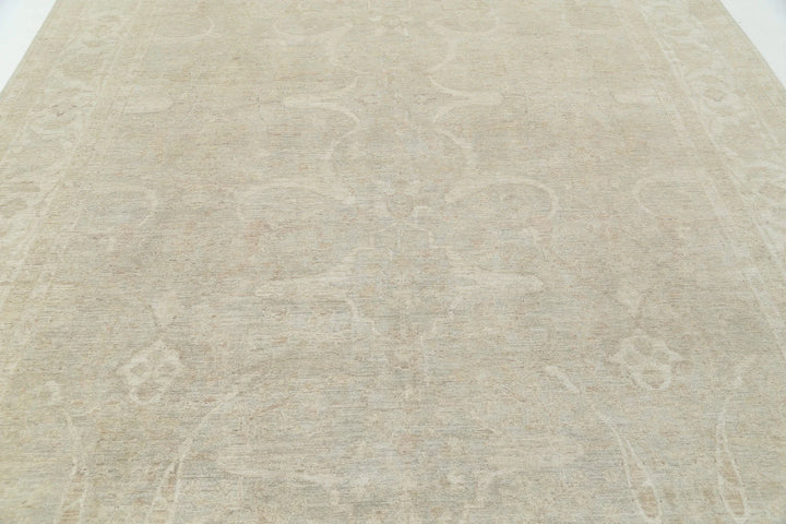 Afghan Serenity Rug 8' 11" x 11' 2" Hand-Knotted | No. AT17307