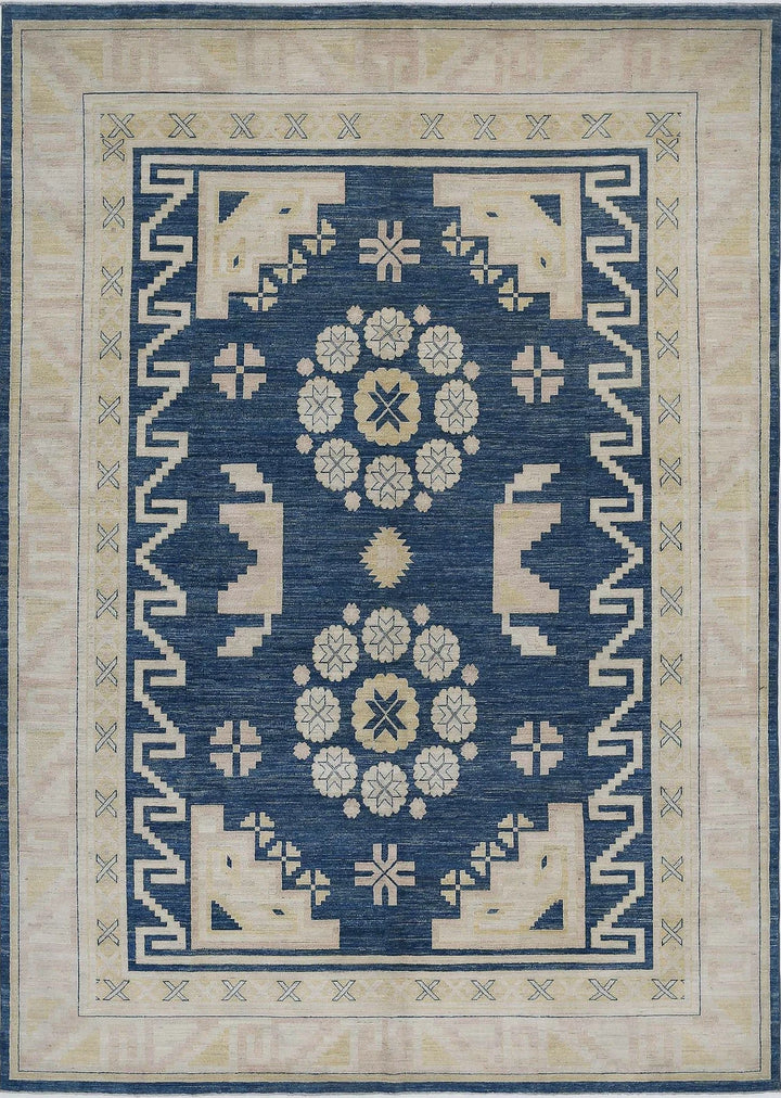Afghan Khotan Rug 8' 10" x 12' 4" Hand-Knotted | No. AT17318