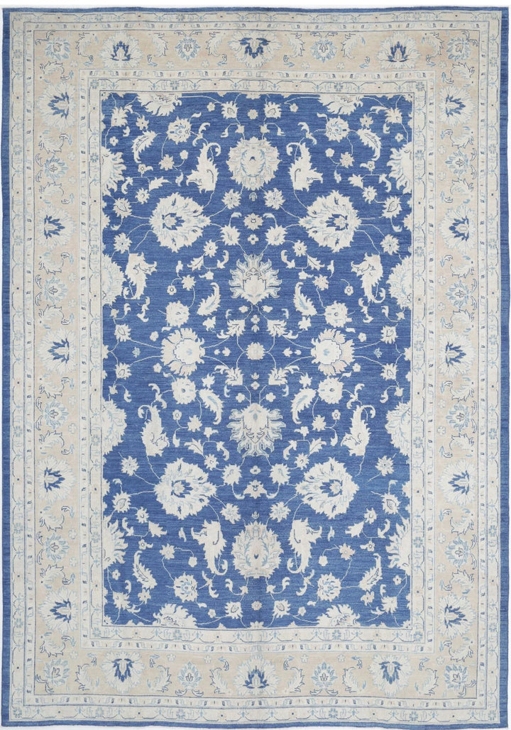 Afghan Oushak Rug 10' 0" x 14' 9" Hand-Knotted | No. AT17350