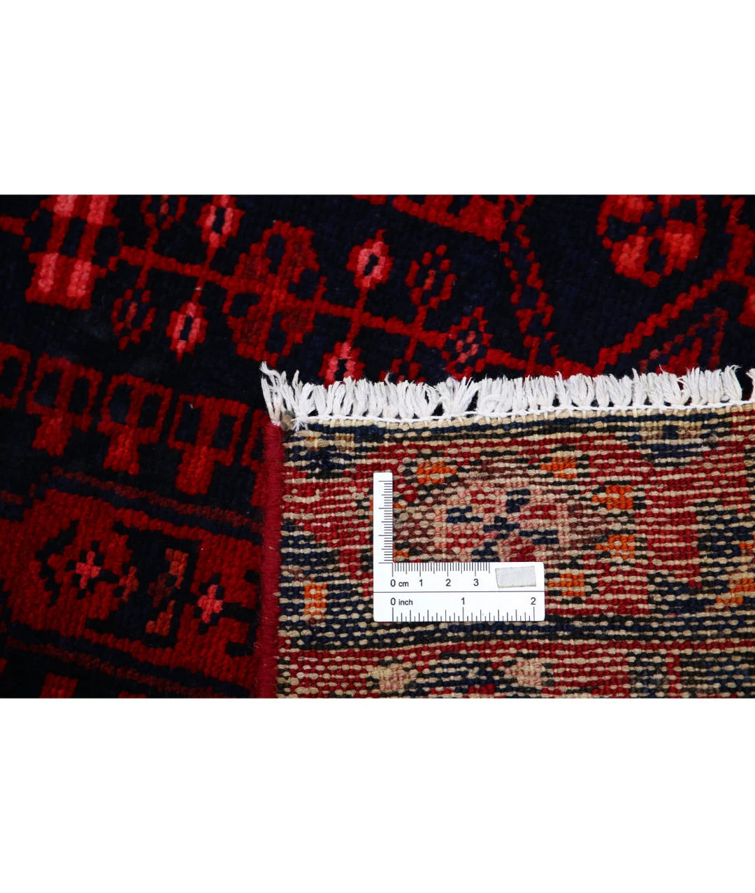 Persian Hamadan Runner Rug 3' 4" x 10' 0" Hand-Knotted | No. AT17474