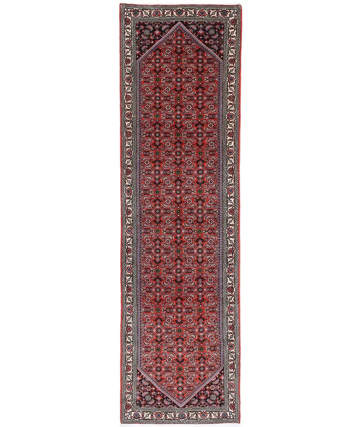 Persian Bijar Runner Rug 2' 6" x 9' 5" Hand-Knotted | No. AT17569