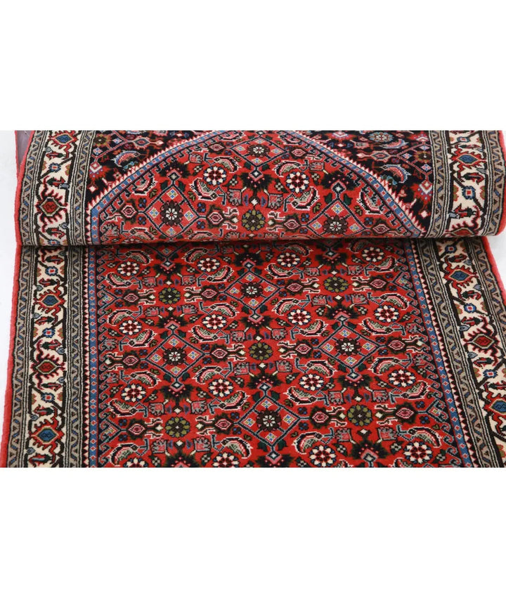 Persian Bijar Runner Rug 2' 6" x 9' 5" Hand-Knotted | No. AT17569