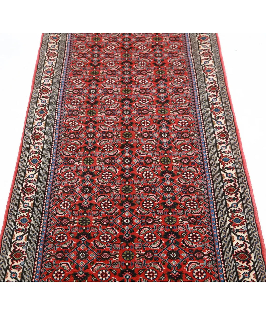 Persian Bijar Runner Rug 2' 6" x 9' 5" Hand-Knotted | No. AT17569