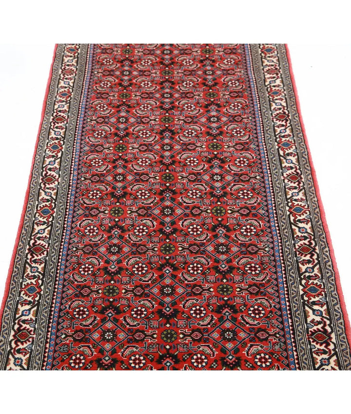Persian Bijar Runner Rug 2' 6" x 9' 5" Hand-Knotted | No. AT17569