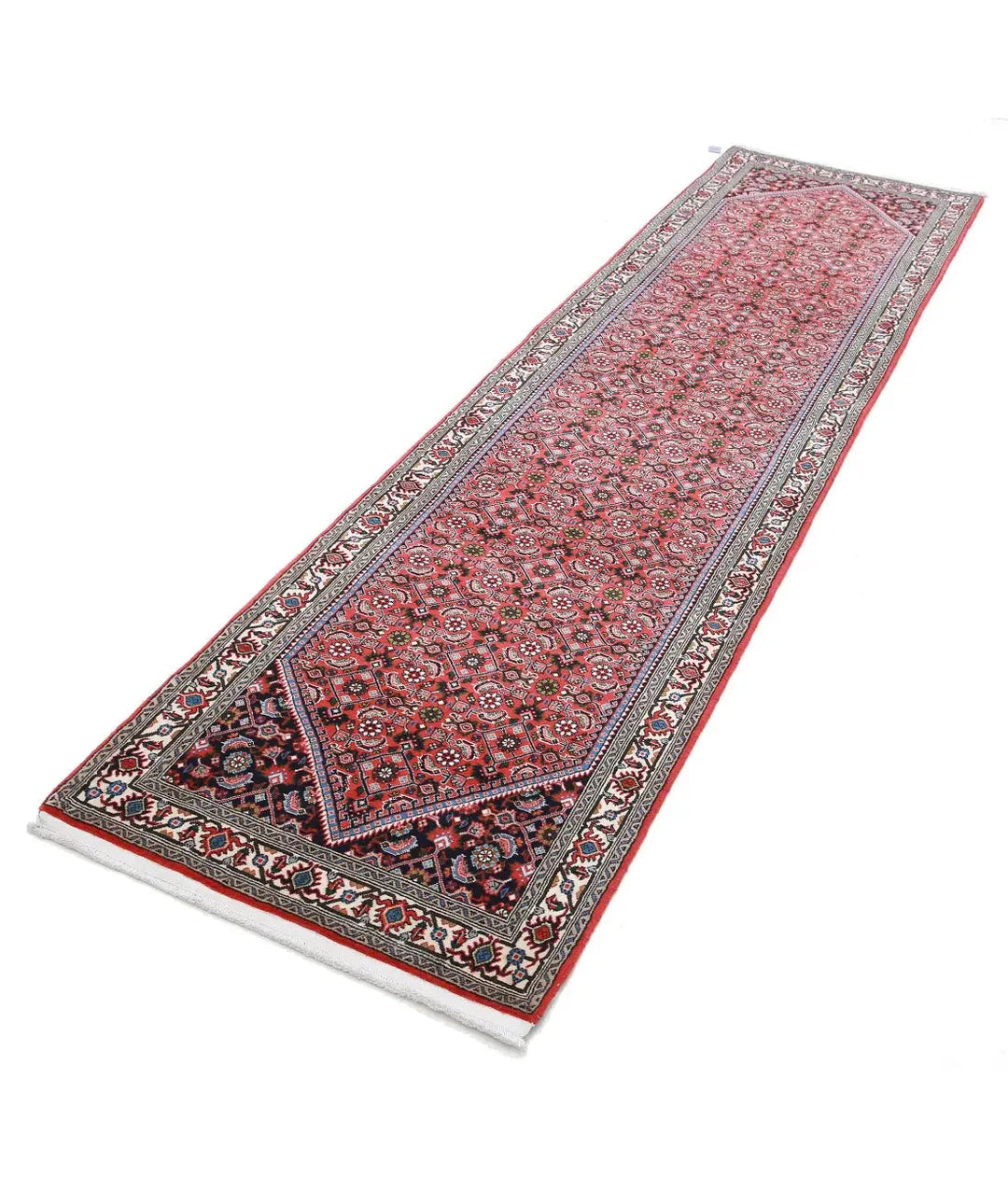 Persian Bijar Runner Rug 2' 6" x 9' 5" Hand-Knotted | No. AT17569