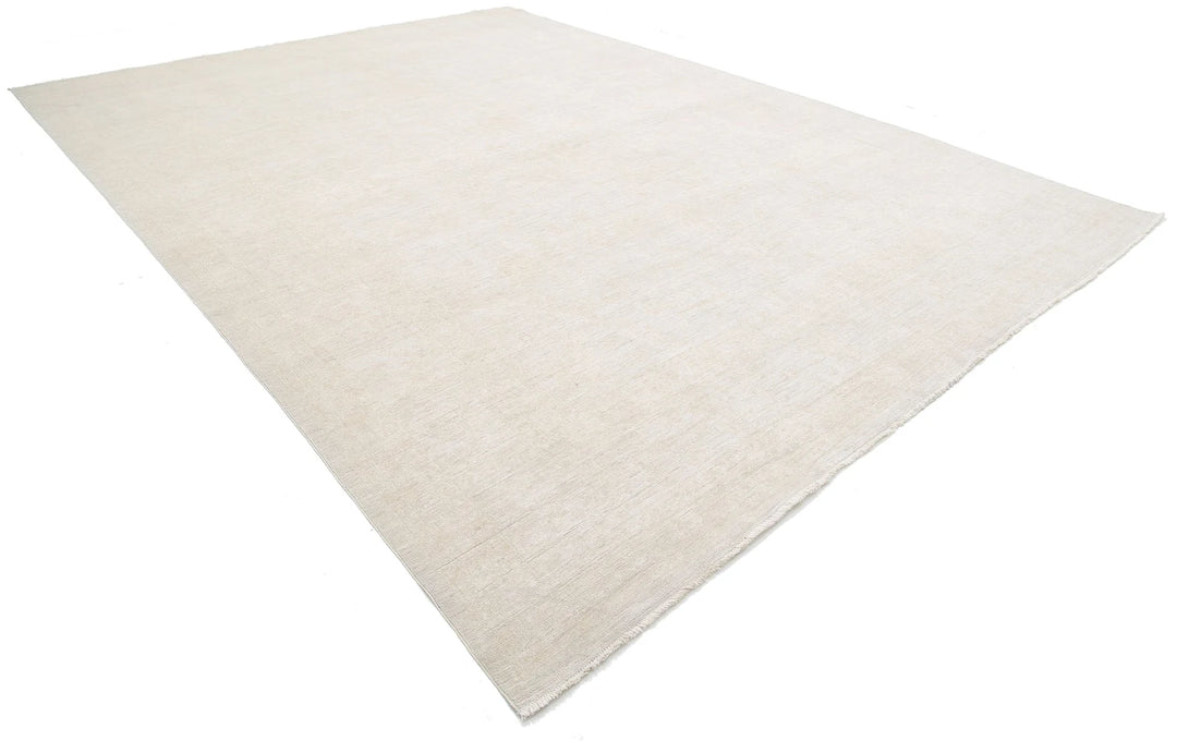 Afghan Oushak Rug 11' 4" x 15' 3" Hand-Knotted | No. AT17574