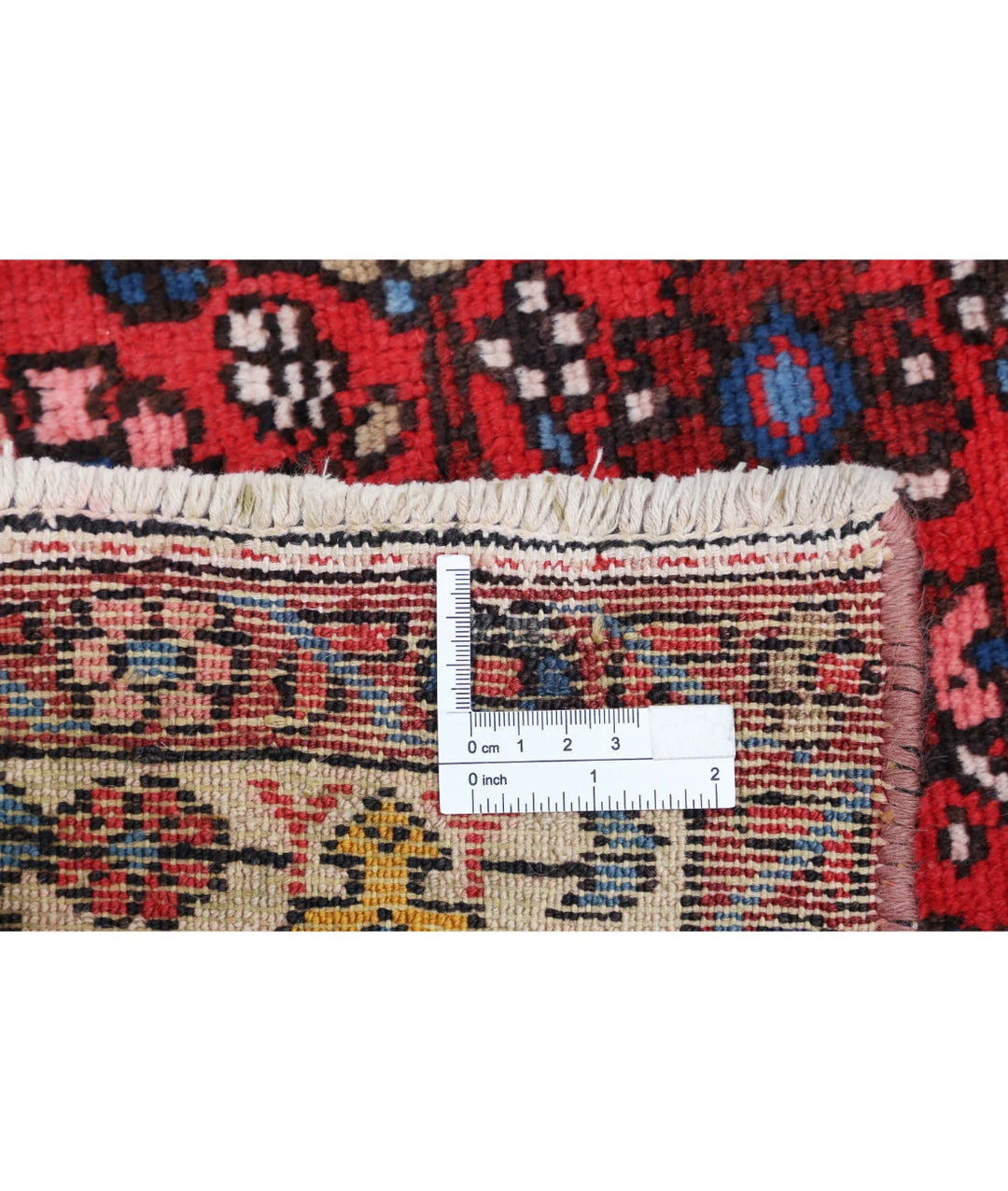 Persian Hamadan Runner Rug 4' 0" x 9' 8" Hand-Knotted | No. AT17618