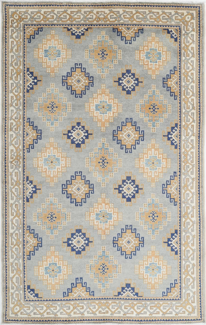 Afghan Ziegler Rug 6' 2" x 9' 10" Hand-Knotted | No. AT17787
