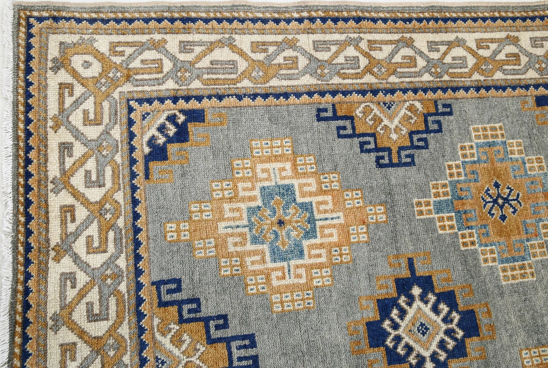 Afghan Ziegler Rug 6' 2" x 9' 10" Hand-Knotted | No. AT17787