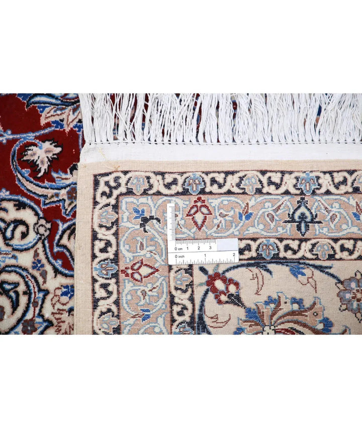 Persian Nain Rug 6' 8" x 10' 0" Hand-Knotted | No. AT17841