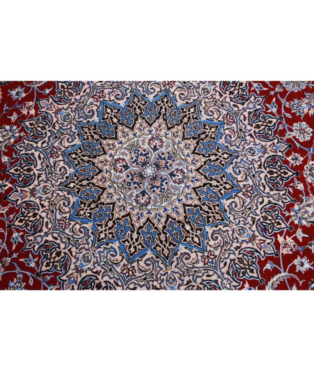 Persian Nain Rug 6' 8" x 10' 0" Hand-Knotted | No. AT17841