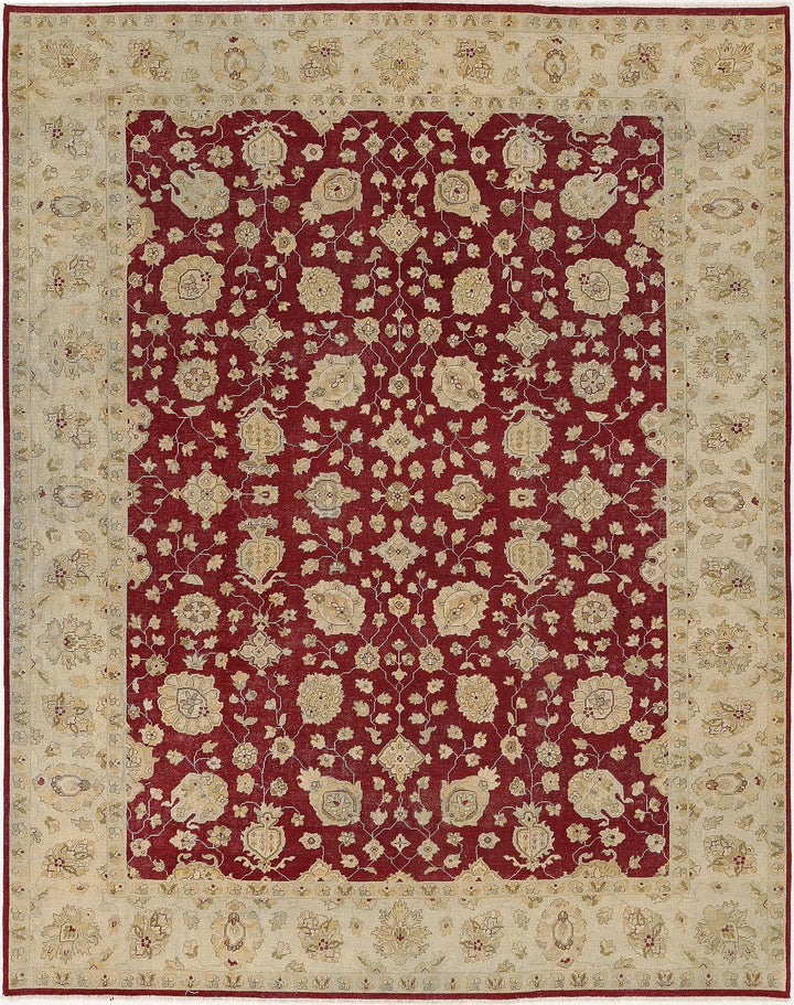 Indian Ziegler Rug 8' 10" x 11' 4" Hand-Knotted | No. AT17845