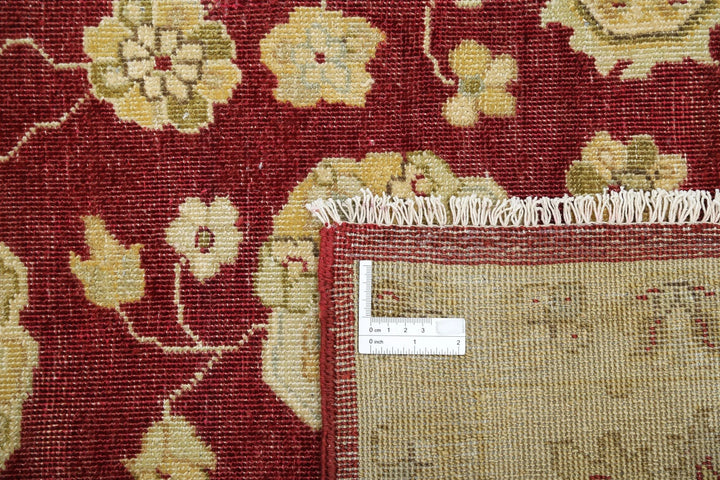 Indian Ziegler Rug 8' 10" x 11' 4" Hand-Knotted | No. AT17845
