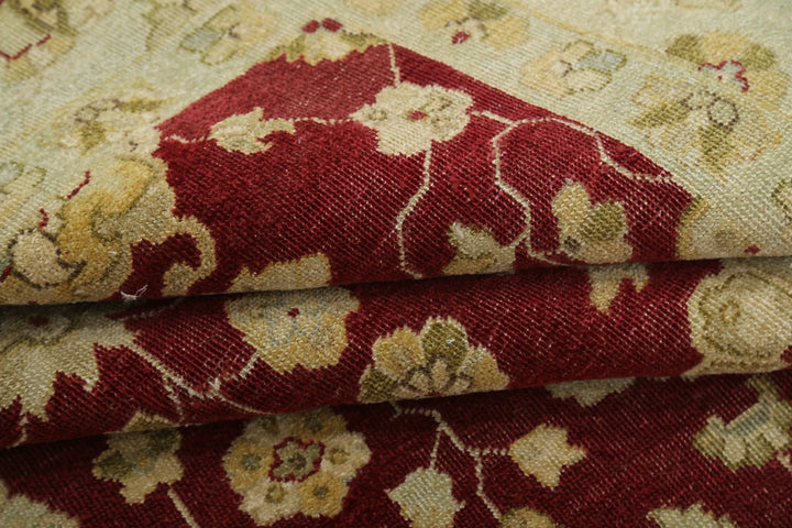 Indian Ziegler Rug 8' 10" x 11' 4" Hand-Knotted | No. AT17845