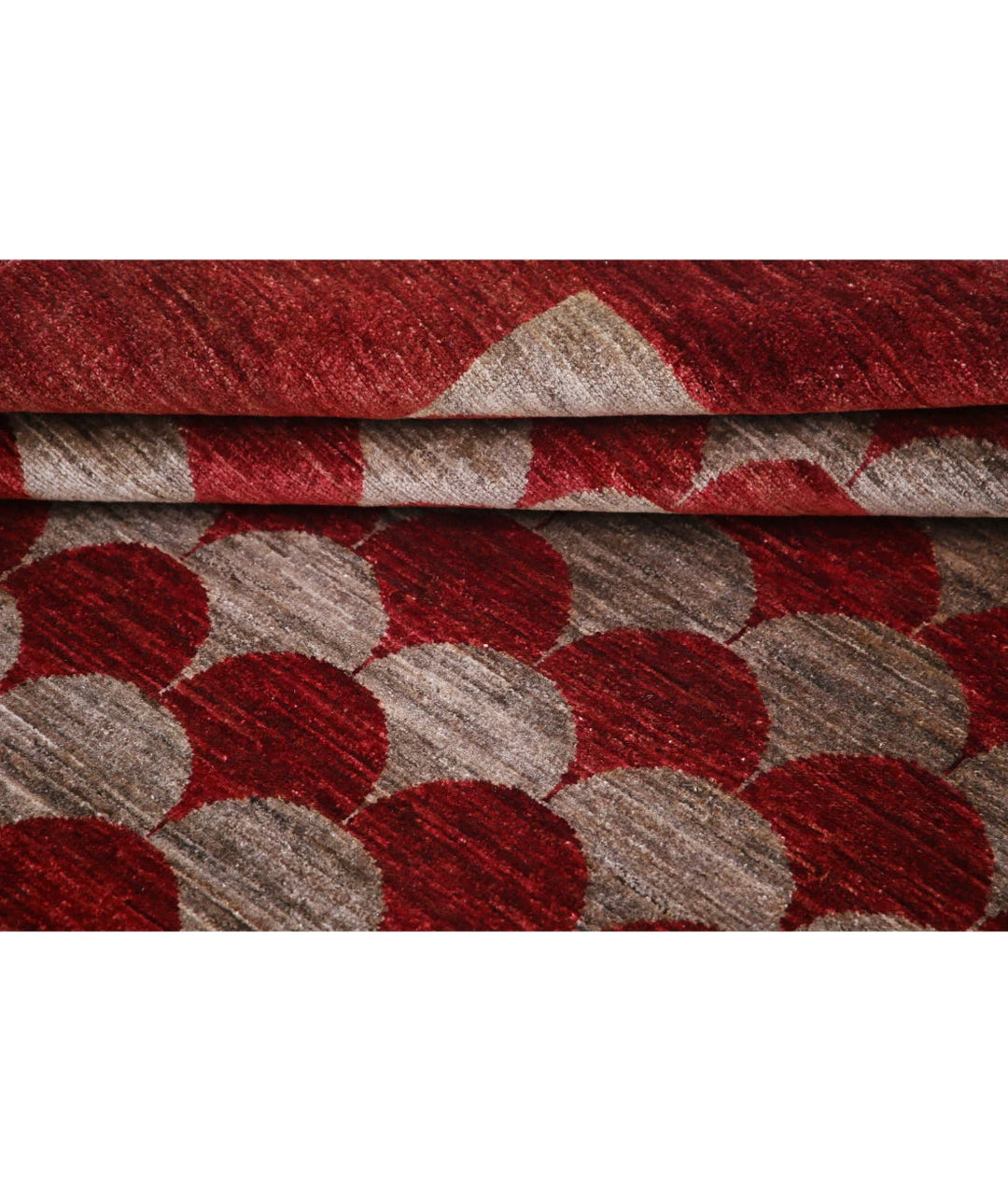 Afghan Modcar Rug 7' 0" x 9' 2" Hand-Knotted | No. AT18002