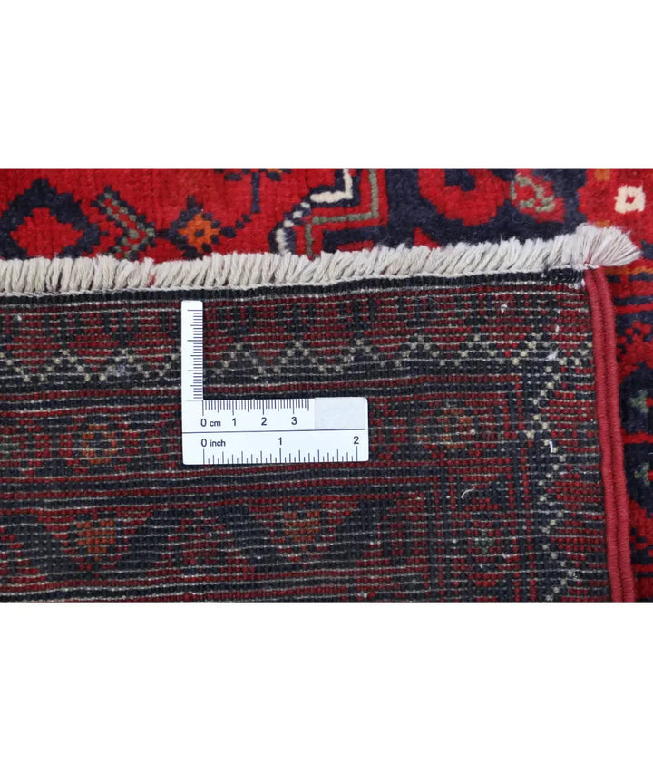 Red Afghan Khamyab Rug 9' 8" x 12' 4" Hand-Knotted | No. AT18016