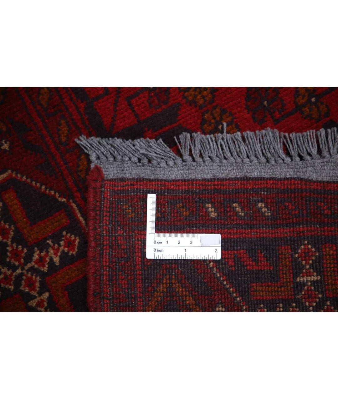 Afghan Khal Muhammadi Runner Rug 2' 8" x 9' 7" Hand-Knotted | No. AT18129