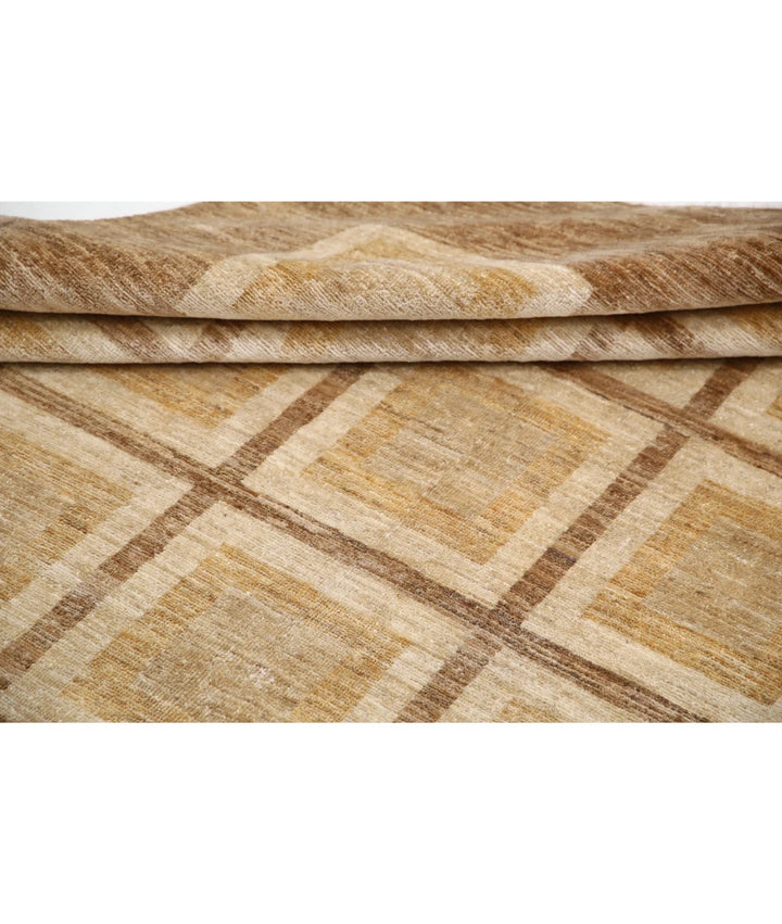 Afghan Modcar Rug 5' 10" x 8' 7" Hand-Knotted | No. AT18131