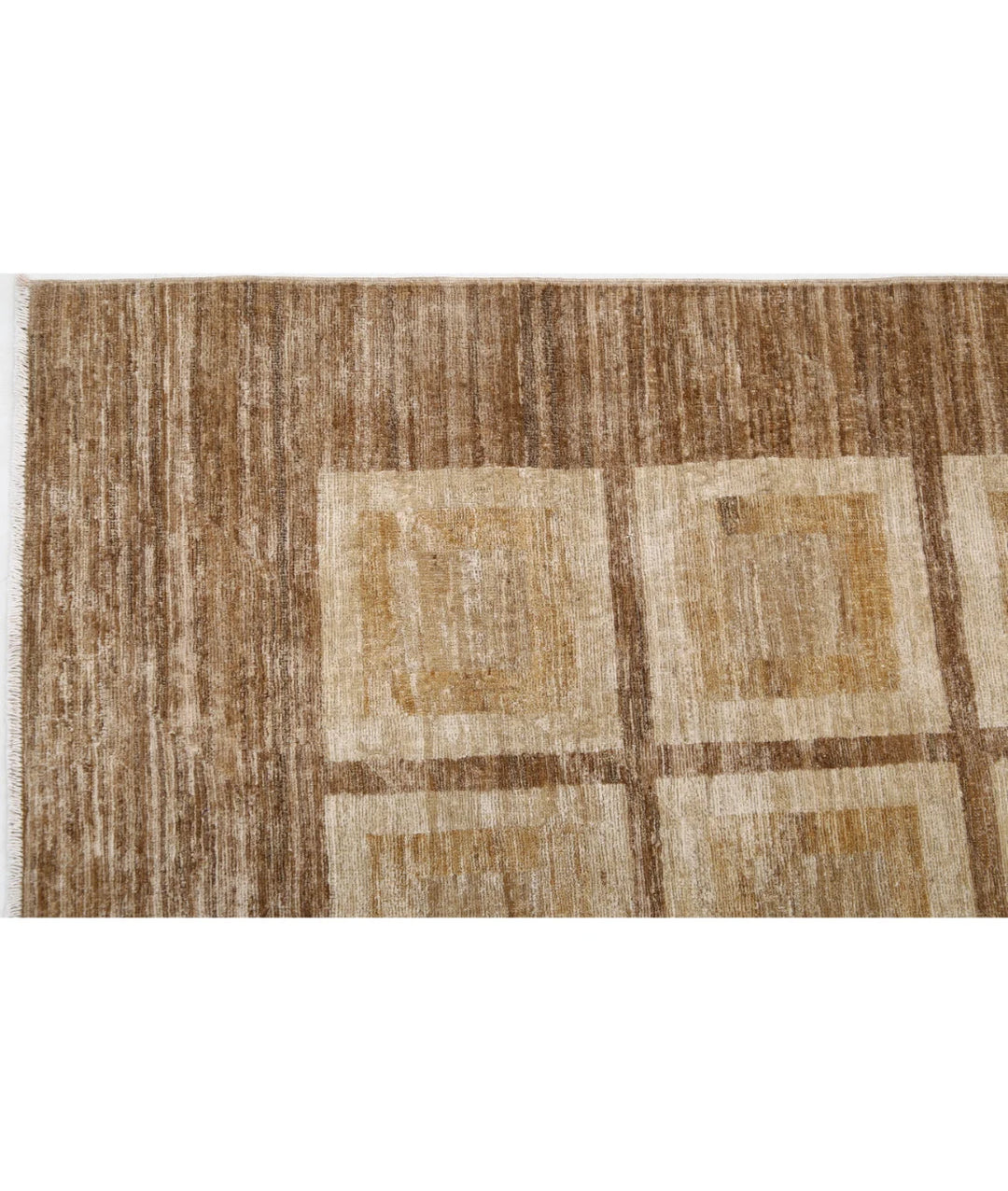 Afghan Modcar Rug 5' 10" x 8' 7" Hand-Knotted | No. AT18131