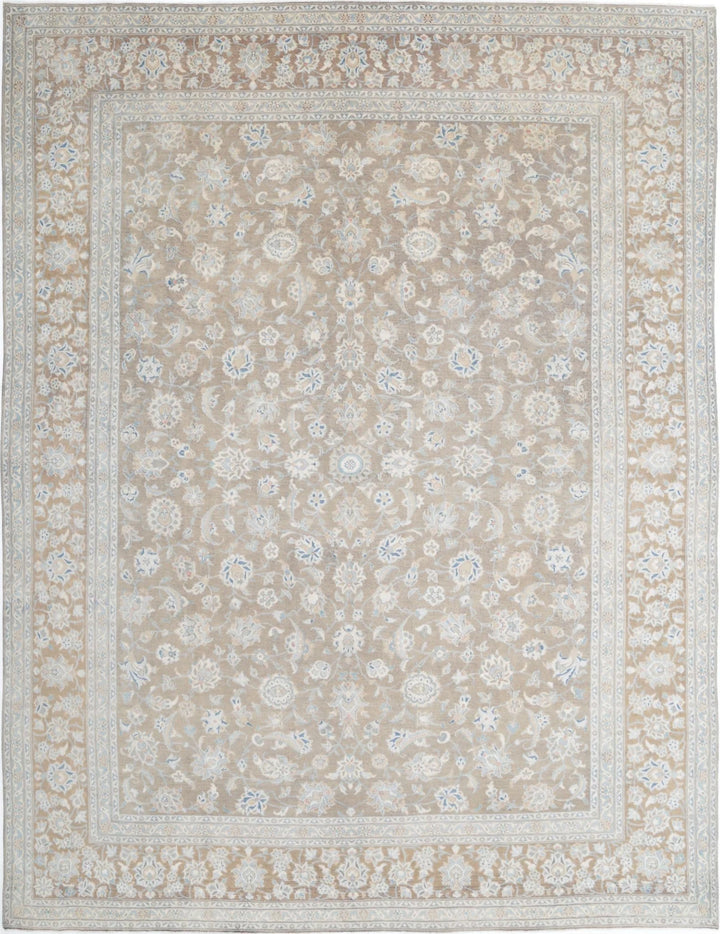 Persian Tabriz Rug 9' 9" x 13' 1" Hand-Knotted | No. AT18148