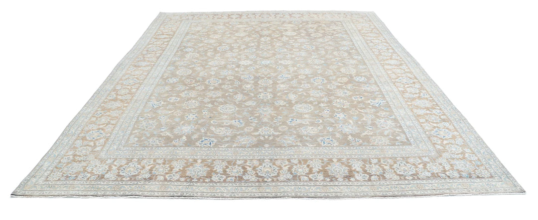 Persian Tabriz Rug 9' 9" x 13' 1" Hand-Knotted | No. AT18148