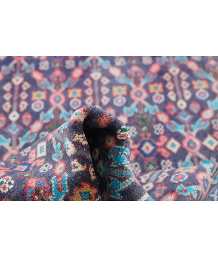 Persian Hamadan Rug 3' 8" x 10' 4" Hand-Knotted | No. AT18166
