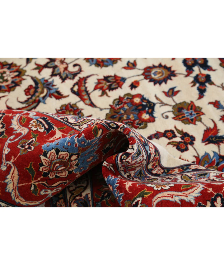 Persian Isfahan Rug 10' 9" x 14' 6" Hand-Knotted | No. AT18197