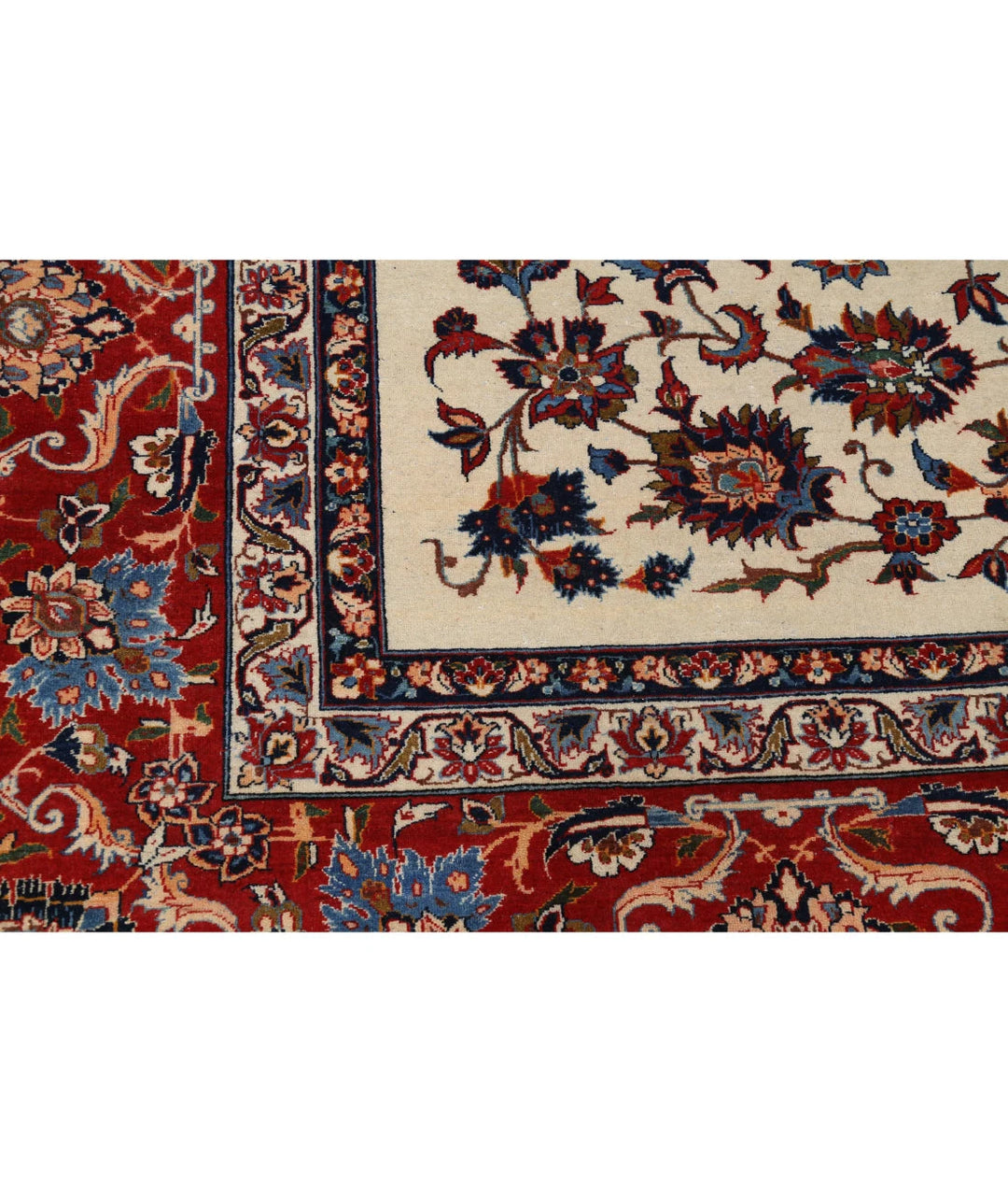 Persian Isfahan Rug 10' 9" x 14' 6" Hand-Knotted | No. AT18197