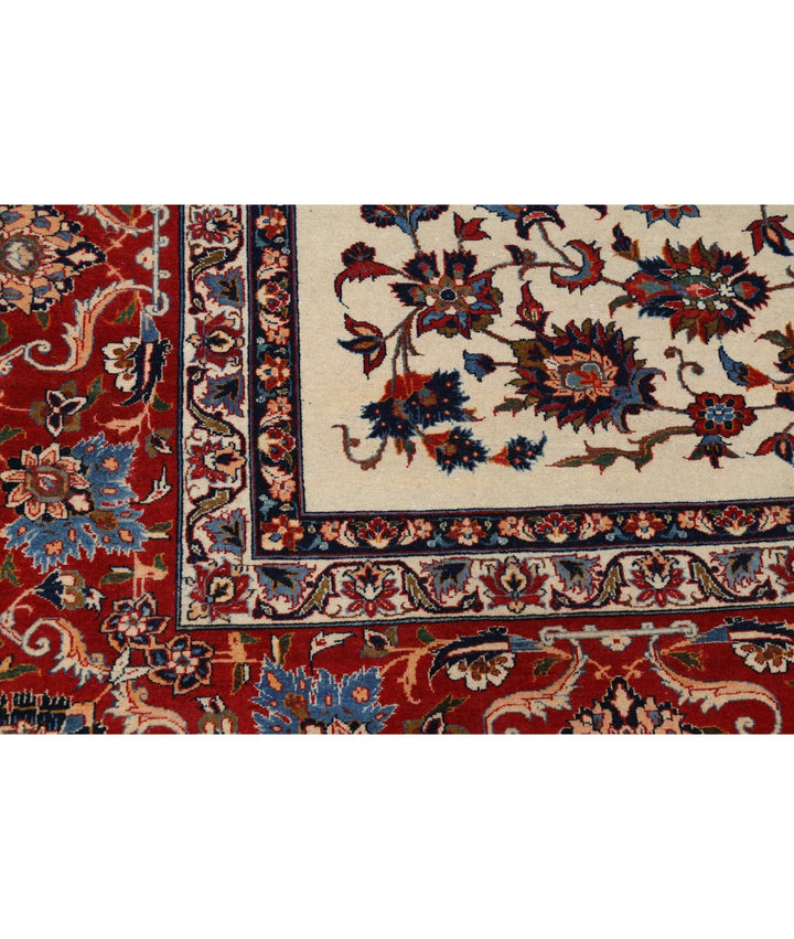 Persian Isfahan Rug 10' 9" x 14' 6" Hand-Knotted | No. AT18197